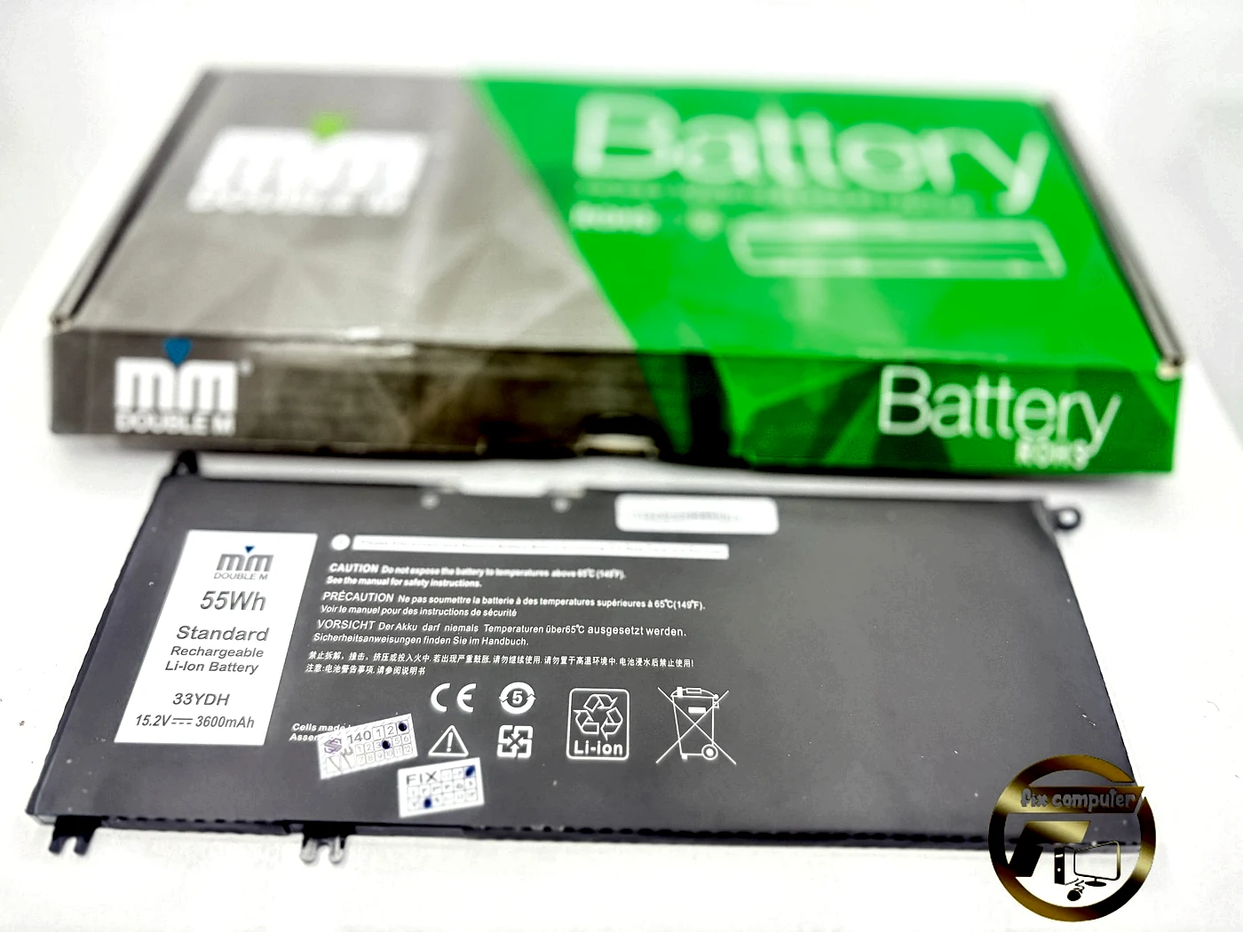 باتری دل Battery Dell 33YDH  Inspiron 15 7577 17 7000 7773 7778 7786 7779   Latitude 13 3380   14 3490   15 3590 3580