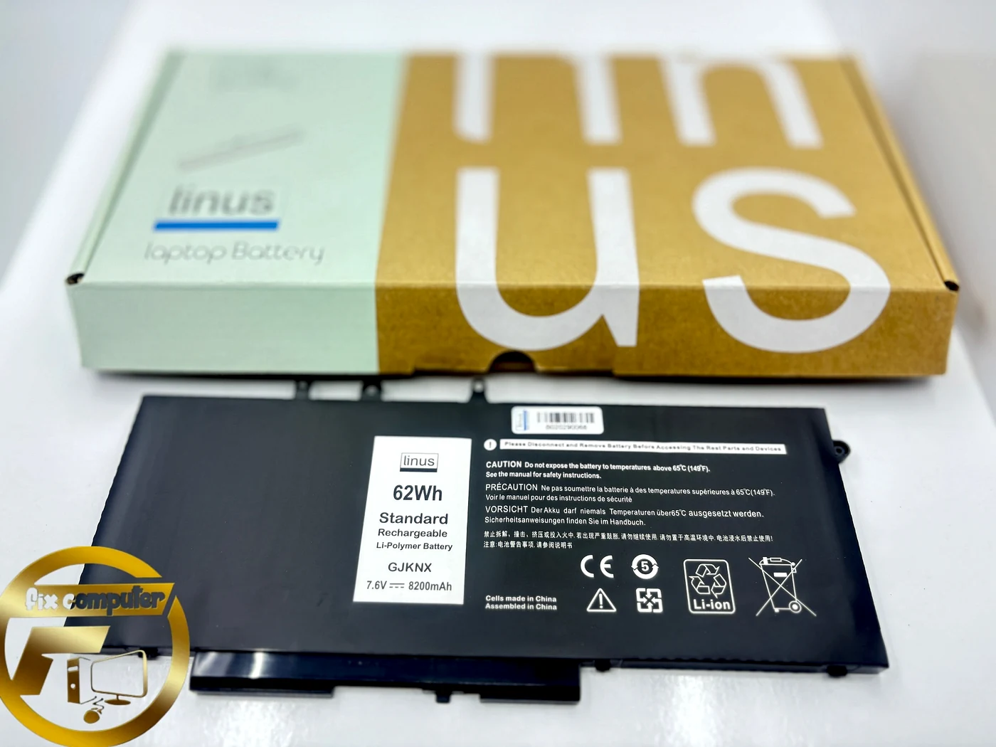 باتری دل Battery Dell GJKNX Latitude 5480  5580  5280
