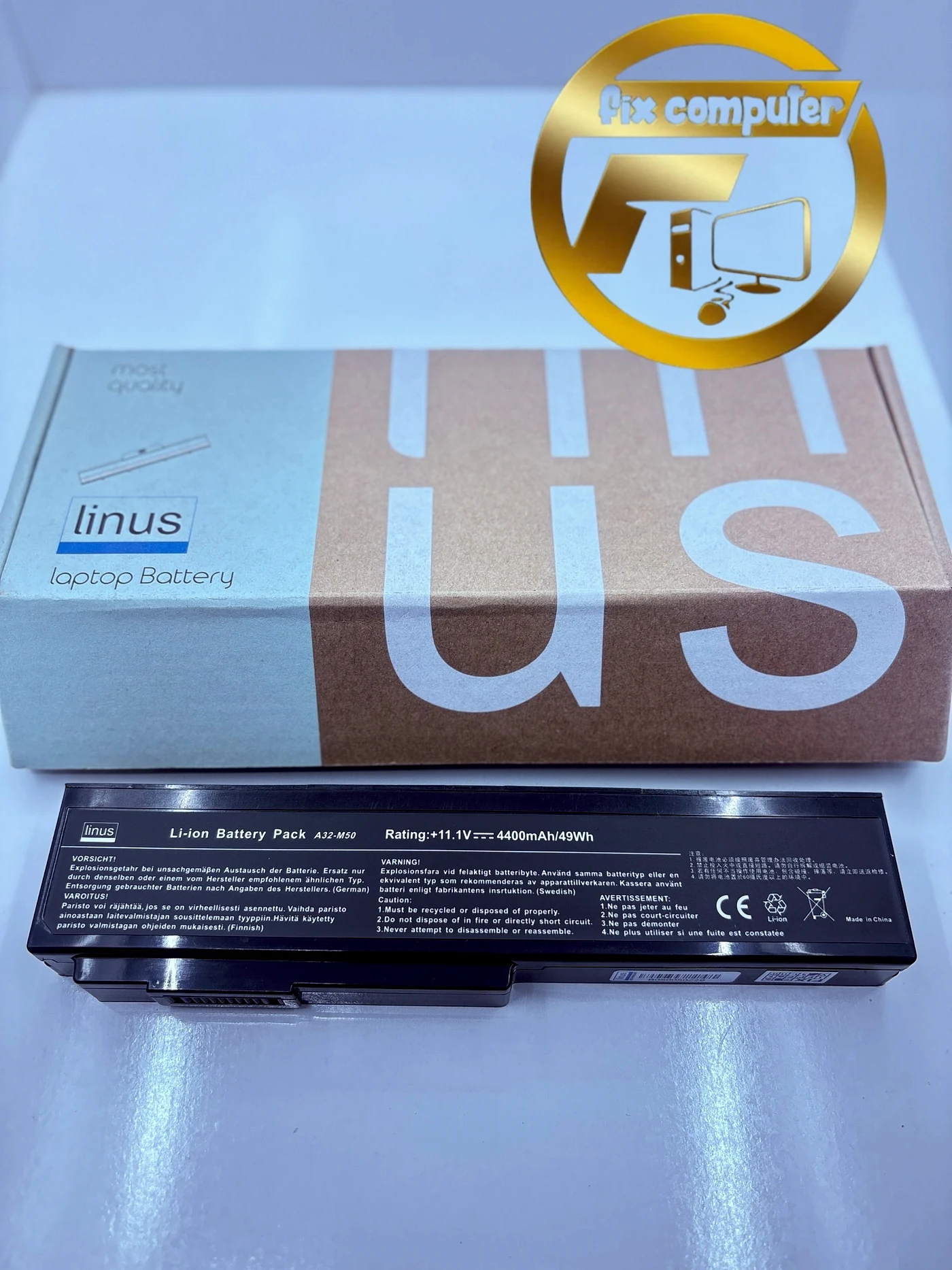 باتری ایسوس Battery ASUS A32-N61 A32-M50 A33-M50  M50 M60 N53 N53J N53JQ N53S N53SN N61J N61JQ N61JV N53SV G50 G60 G51J